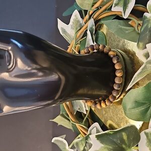 Mens Frosted Tiger Eye Bracelet